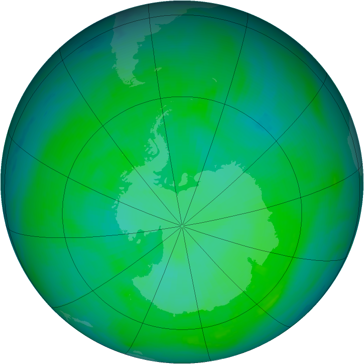 Ozone Map 1988-12-21